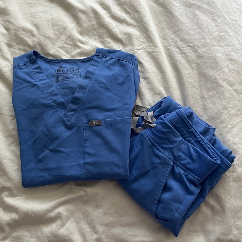 FIGS ceil blue set